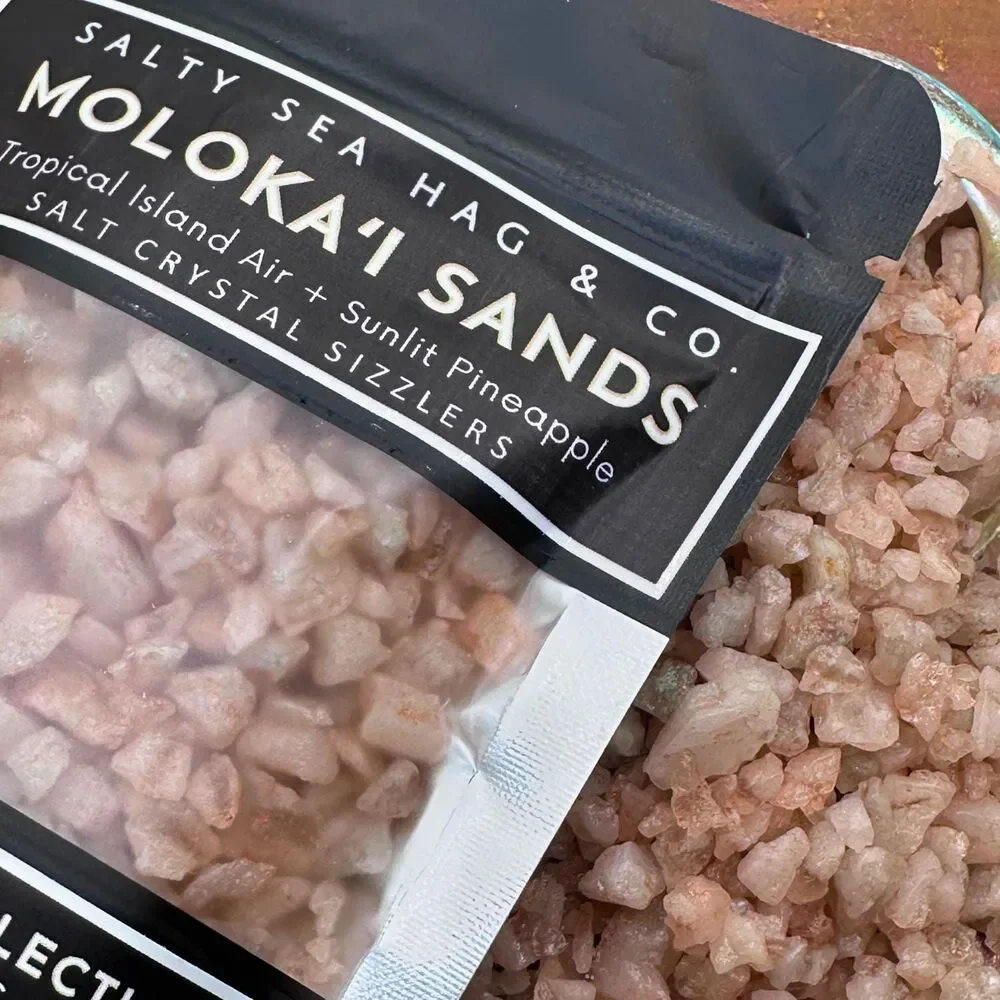 Moloka’i Sands Salt Crystal Sizzlers: Tropical Island Air + Sunlit Pineapple